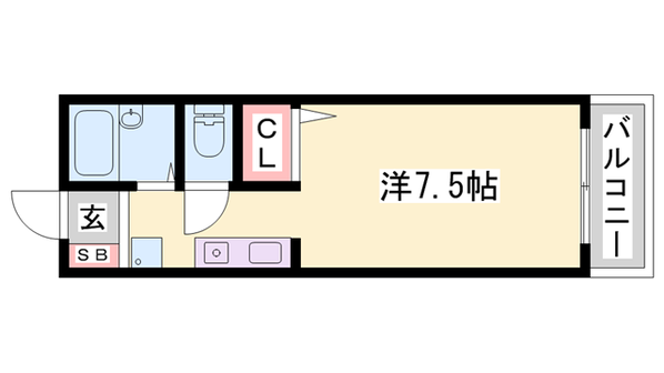 志染駅 徒歩3分 1階の物件間取画像